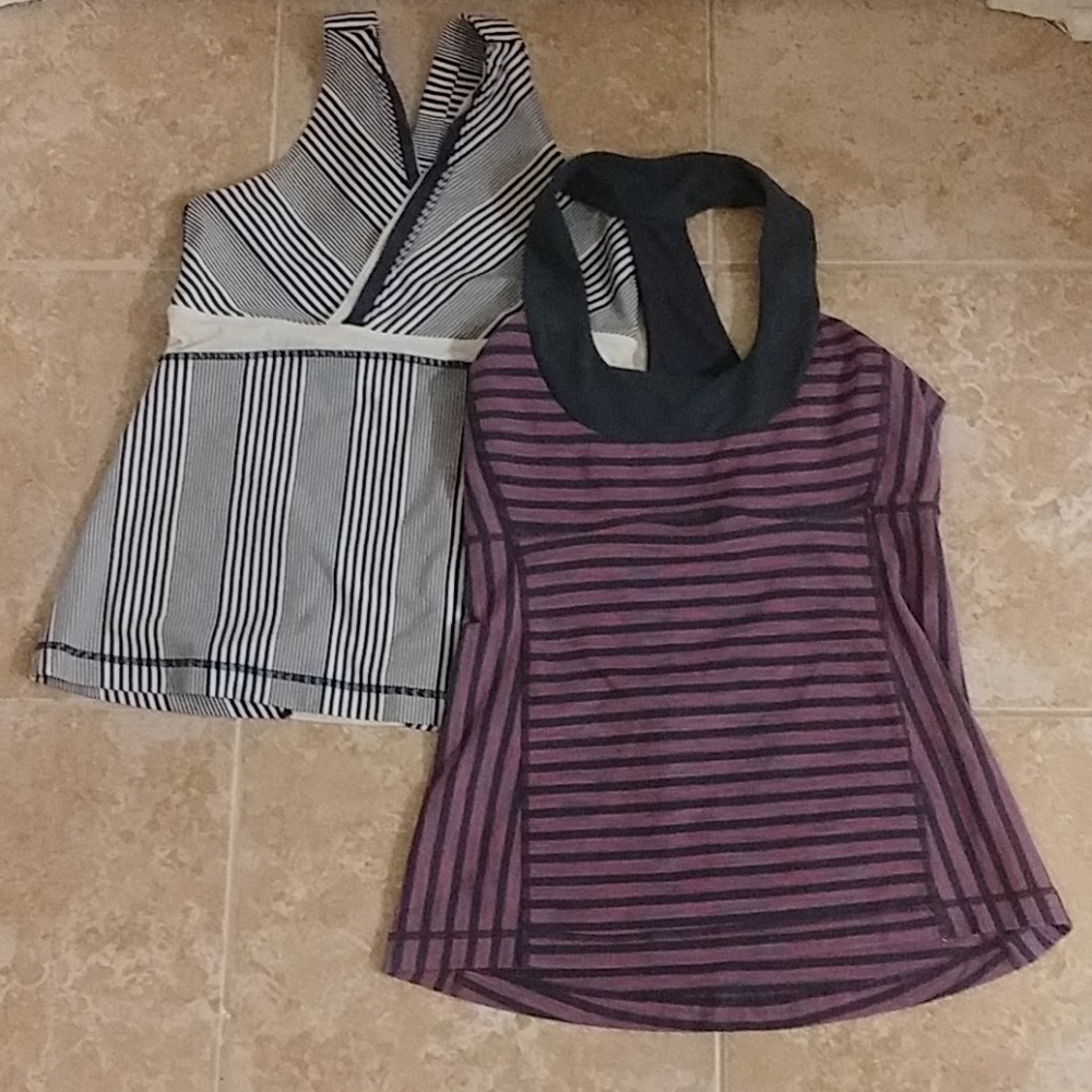 Lululemon Scoop V- Neck Tank Tops Lot of 2